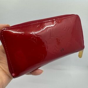 Louis Vuitton Vernis Leather Zippy Long Wallet 20871